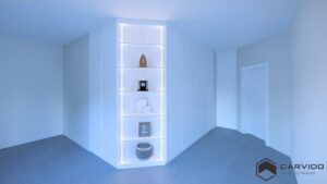 familie braun einbauschrank